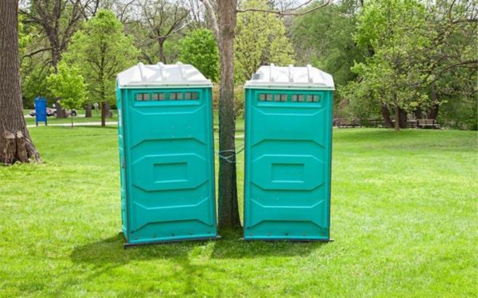 Outdoor portable toilets