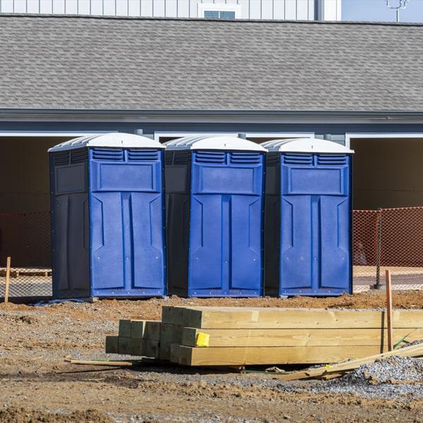 Heavy-duty construction site porta potty in SHAWANO, WISCONSIN